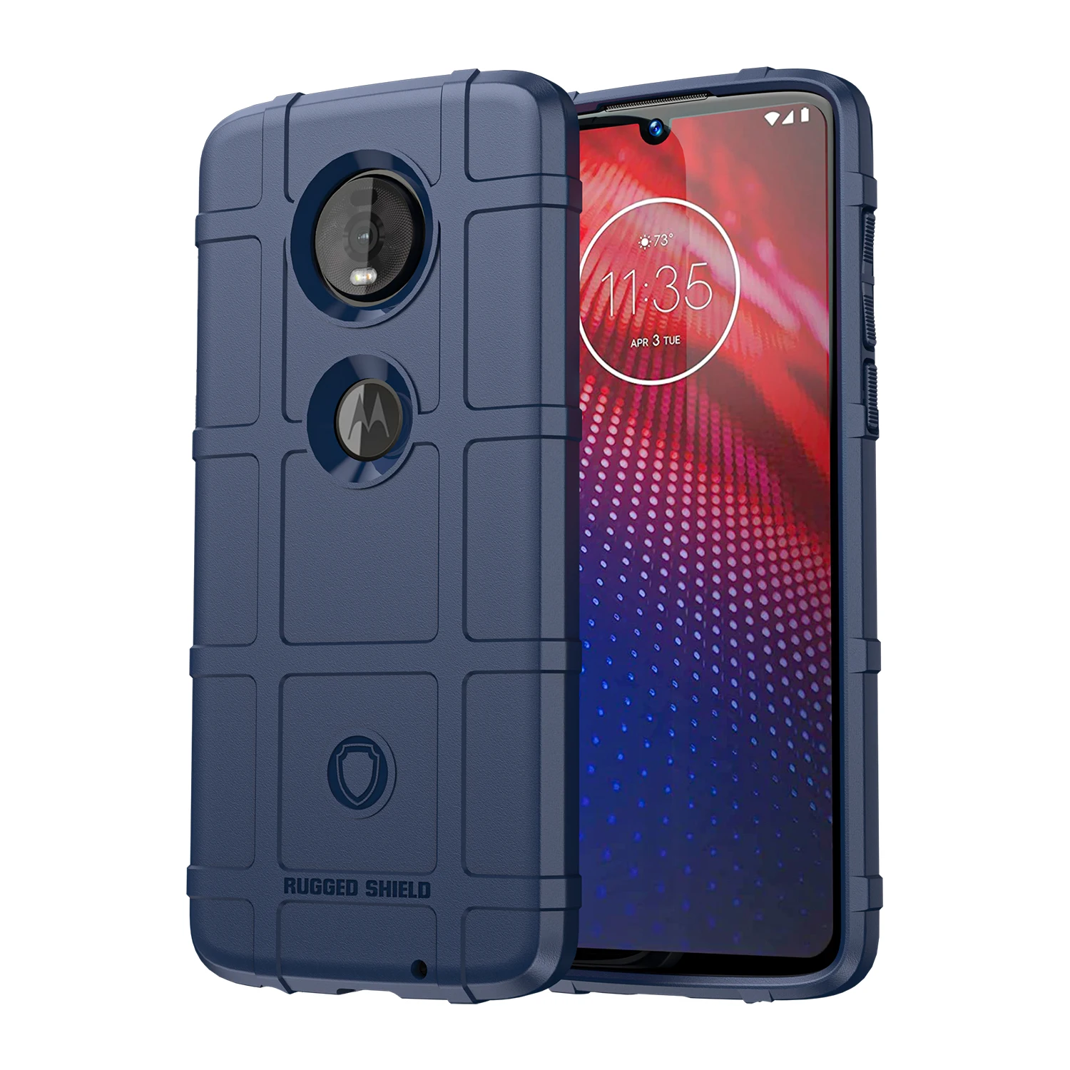 For Motorola Z4 Play moto z4 plus z4+ Silicone Shield Case Armor Heavy Back Cover for moto z4plus Shockproof Rubber Matte Cases