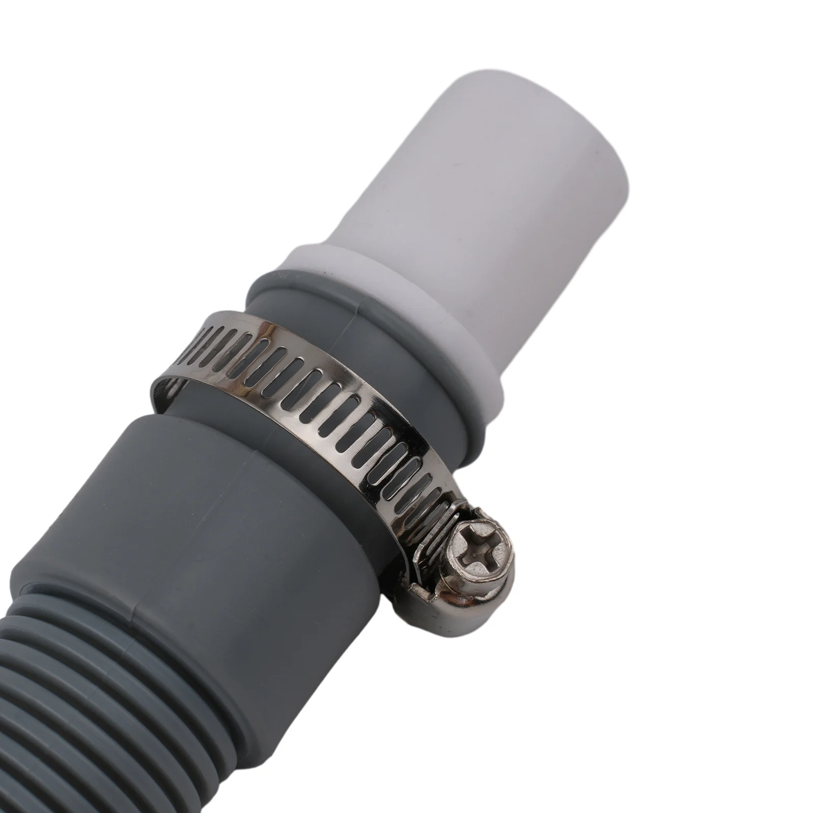 White Connector Drain Pipe Easy To Install Gray For Washing Machine Extension Pipe Kit 1PCS Anti-aging Brand New High-quality