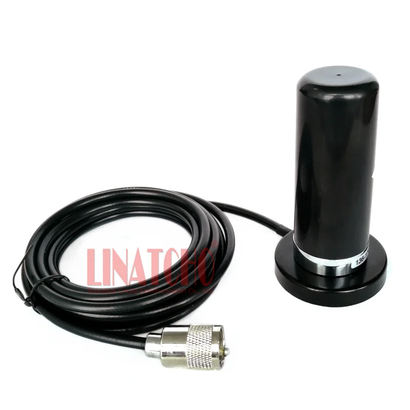 New UHF VHF 144/430MHz Dual Band Car Radio Walkie Talkie Small Magnetic Base Stubby Car Antenna PL259 Male