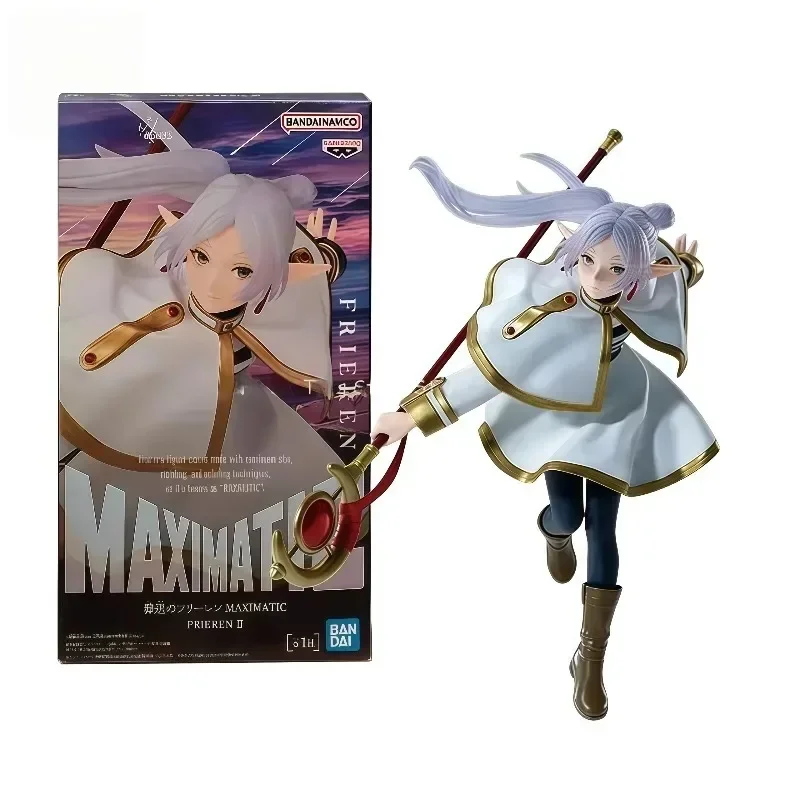 100% Genuine Original Banpresto Frieren Himmel Elf Mage Knight Battle Outfit PVC Anime Collectible Desktop Display Ornament