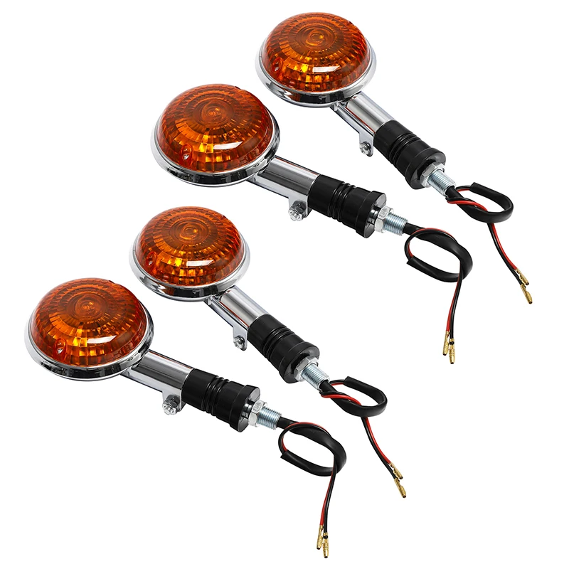 

4PCS Front / Rear Turn Signal Indicators Fit For YAMAHA XV535 XV920 Virago VMAX1200 XVS650 V-Star