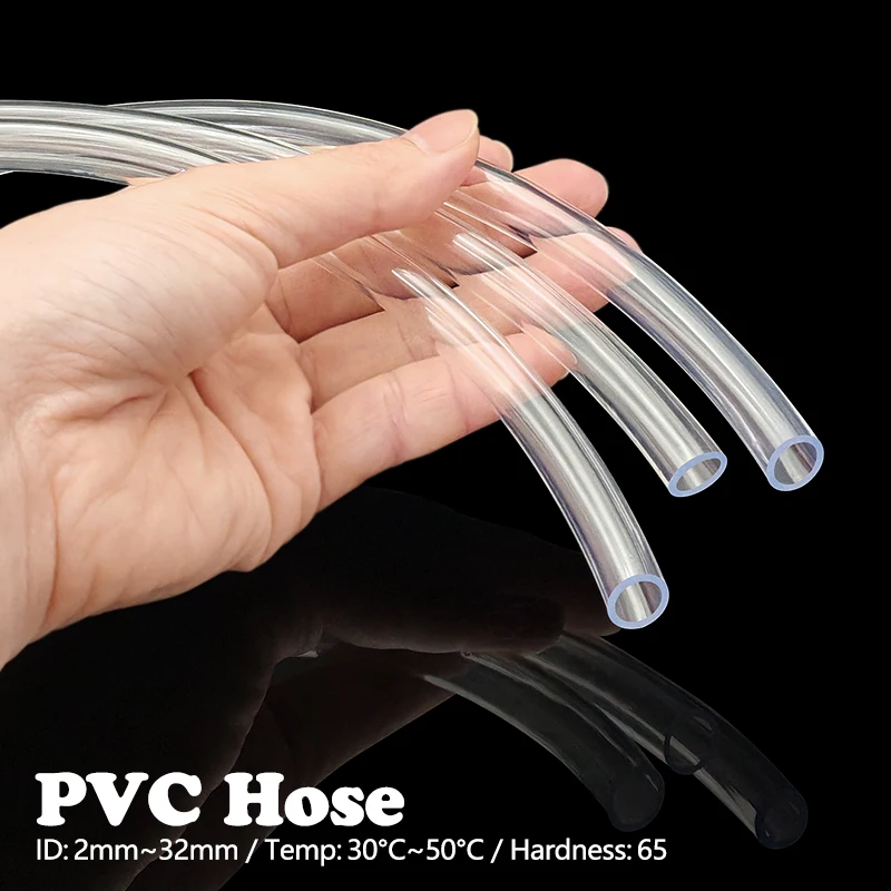 

Пластиковый шланг из ПВХ, водяной насос, идентификационная труба 2 3 4 5 6 8 10 12 16 20 25 мм, садовый поливочный шланг, прозрачная трубка для аквариума, фермы