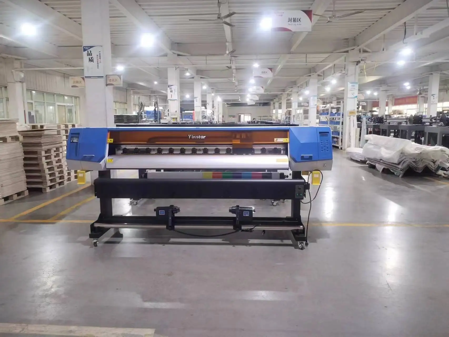 for 1.85m stable golden supplier commercial inkjet roll sticker eco solvent printer banner printing machine and sublimatio