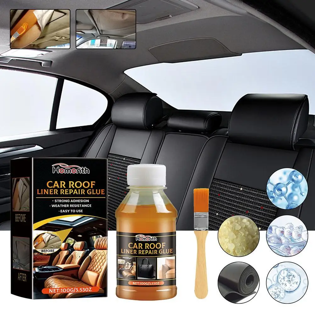 

Car Top Fabric Adhesive Artificial Leather Glass Adhesive Universal Wood Craft Adhesive Quick Dry Fabric Roof Repair Adhesive