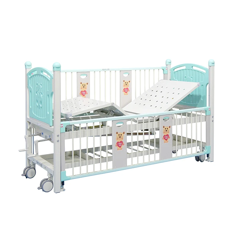 New Children Hospital Bed 2 Crank medical bed Manual Children's healthy care 