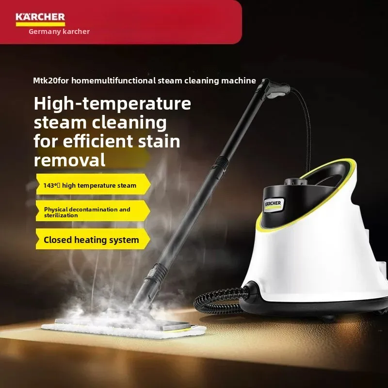 Karcher Steam Cleaner for Home Use High Temp Pressure Multi Purpose Cleaner for Kitchen Floor Carpet and AC