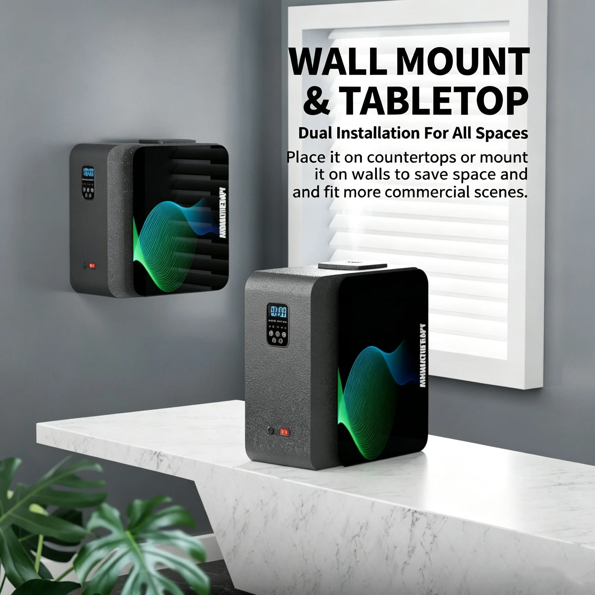 Floor-Standing HVAC Commercial Aroma Diffuser 1000ml Metal APP Timed Smart Scent Machine For Hotel Home Use