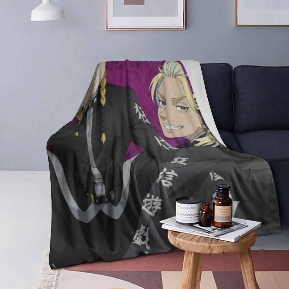 

Haitani Brothers манга коллажные одеяла мягкое теплое фланелевое одеяло плюшевое для кровати гостиная пикник путешествия домашний диван