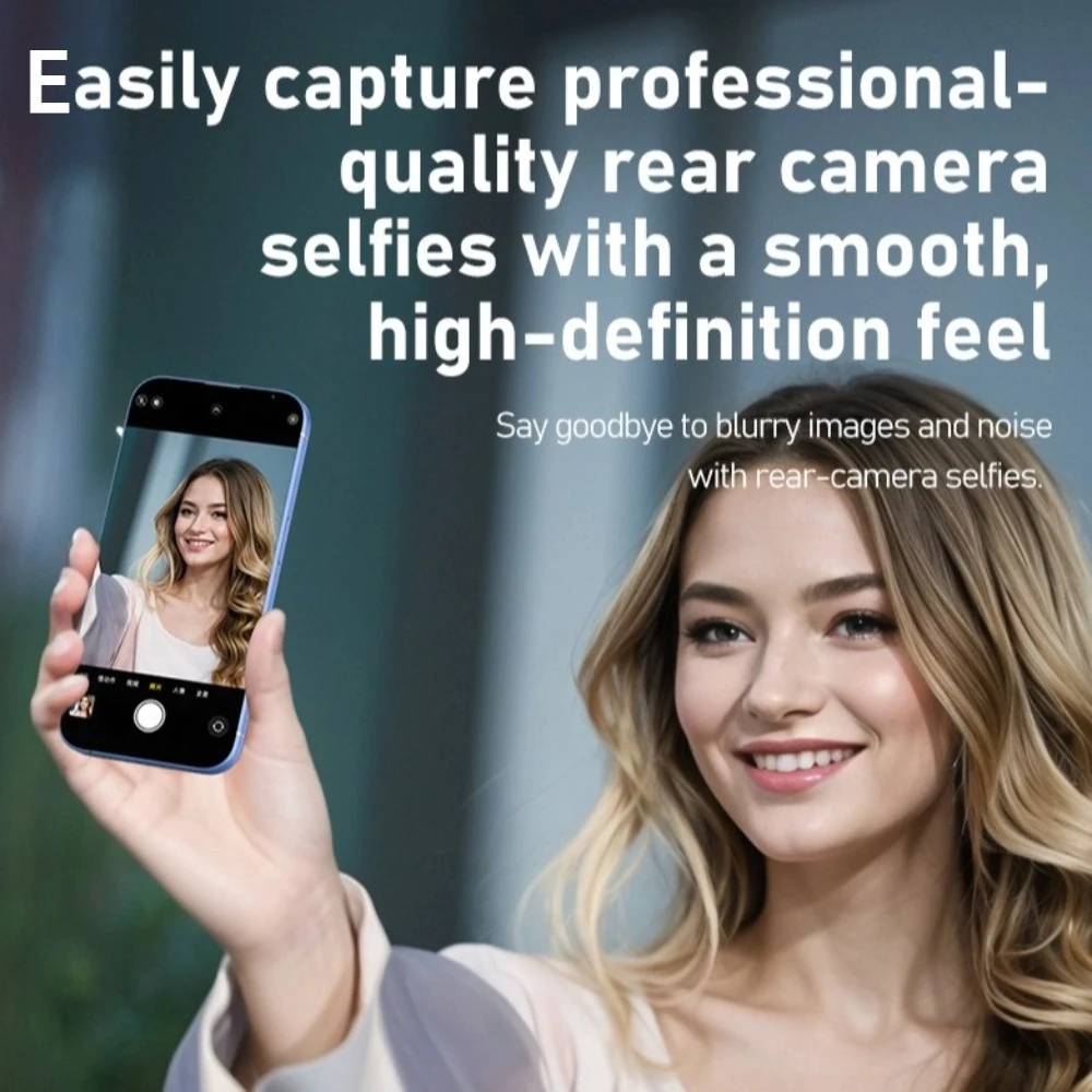 شاشة عرض سيلفي مغناطيسية شاشة LCD 4.02 بوصة شاشة كبيرة لمراقبة السيلفي شاشة عدسة خلفية لاسلكية لتصوير سيلفي