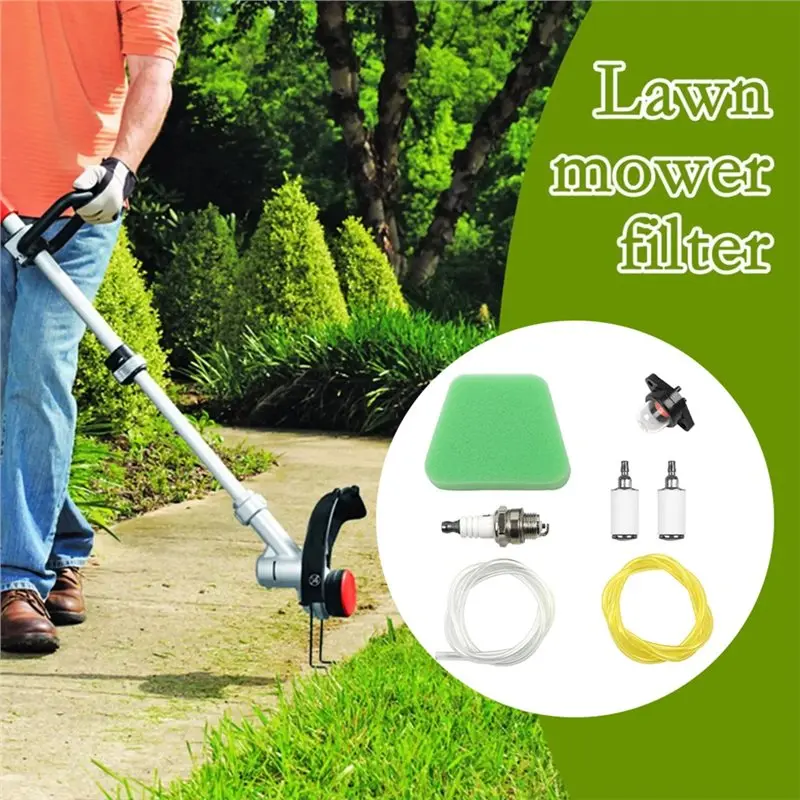 A92P Fuel Line Kit With Carburetor, Spark Plug, And Hose Tube For Poulan Weed 530037793 String Trimmer Brushcutter Weeder Eater