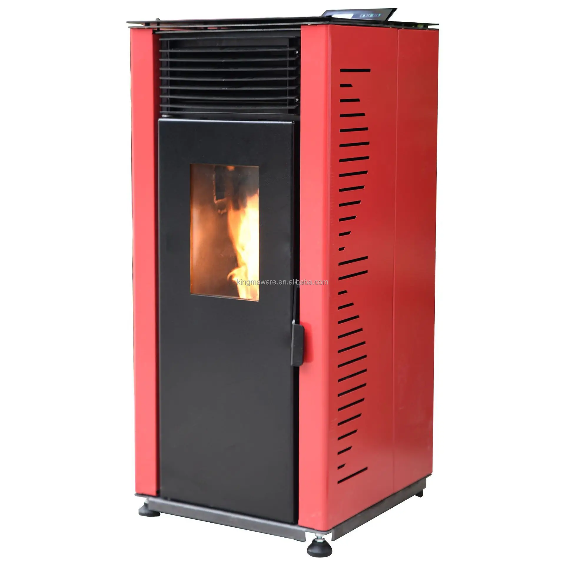 2024  Home Professional Wood Pellet Burning Machine Intelligent Panel Electric Power Wood Pellet Stove