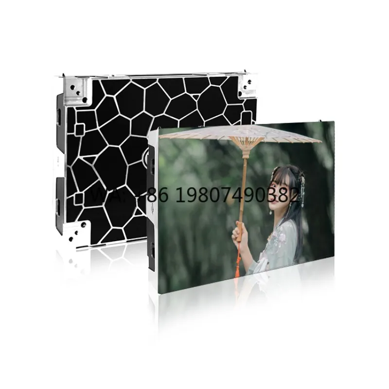 

2M×1M 2×3M HD Small Pitch LED Wall P1.9 P2 P2.6 Large Size Indoor Outdoor Commercial Advertising Display Screen