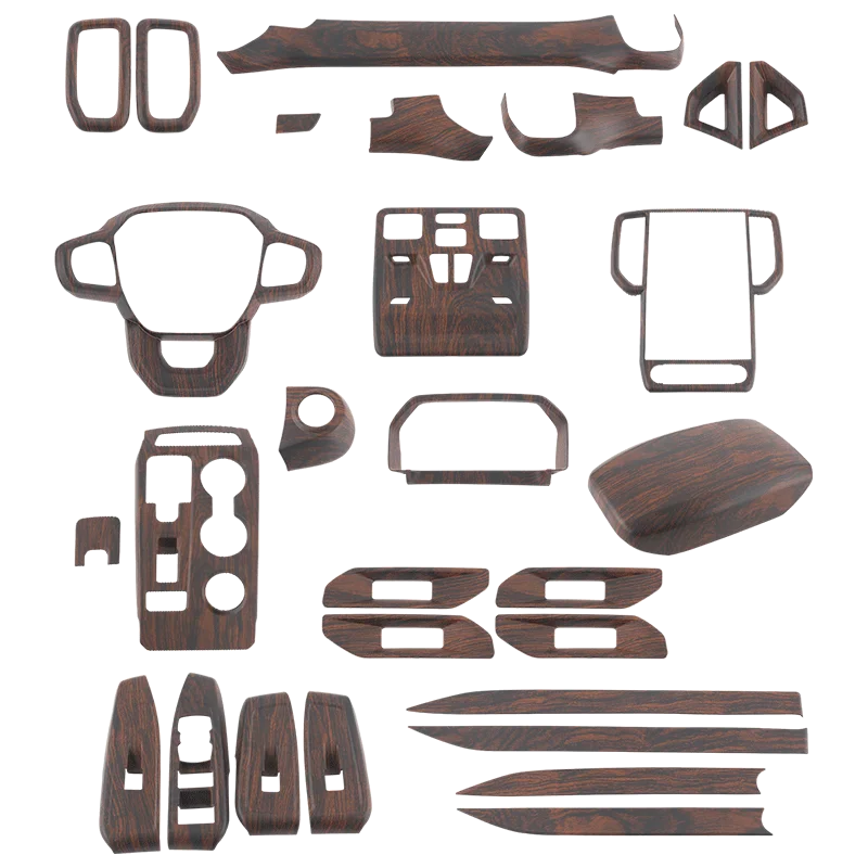 

Modification Car Accessories Carbon Fiber Style Compatible with Ford Ranger 2024 Center Console Gear Shift Panel Cover Trim Inte