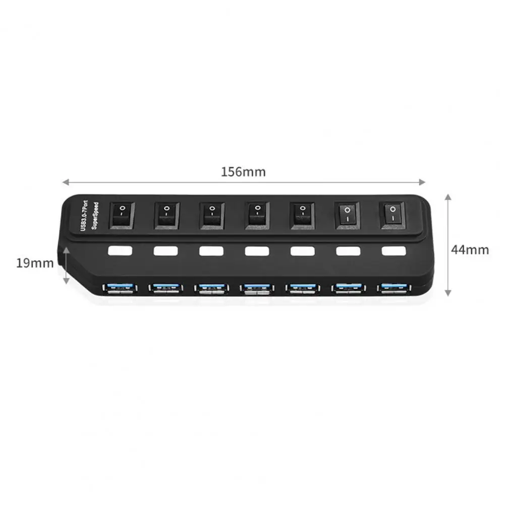 Intelligent Usb Hub for Overcurrent Usb Hub with Overvoltage High speed 7 port Usb3 0 Multi for Laptop