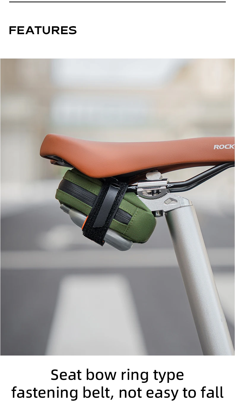 ROCKBROS Selle de Vélo Gel Ergonomique avec Amortisseur à Double Ressort, Siège de Vélo