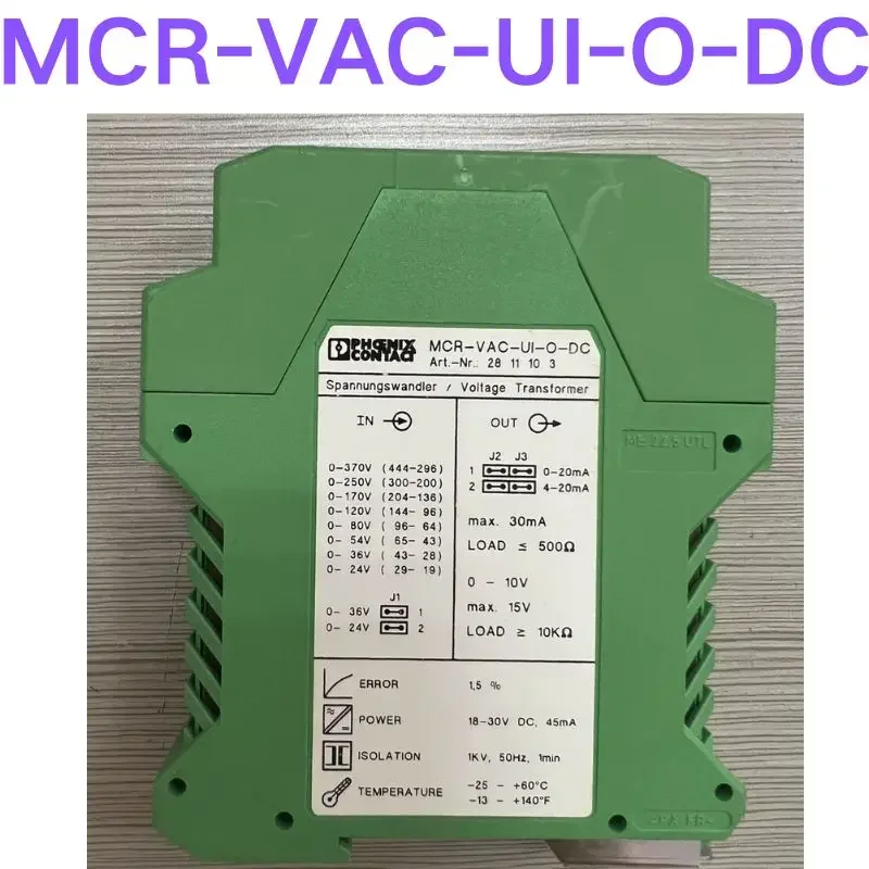 Second-hand test OK Voltage measurement transmitter MCR-VAC-UI-O-DC