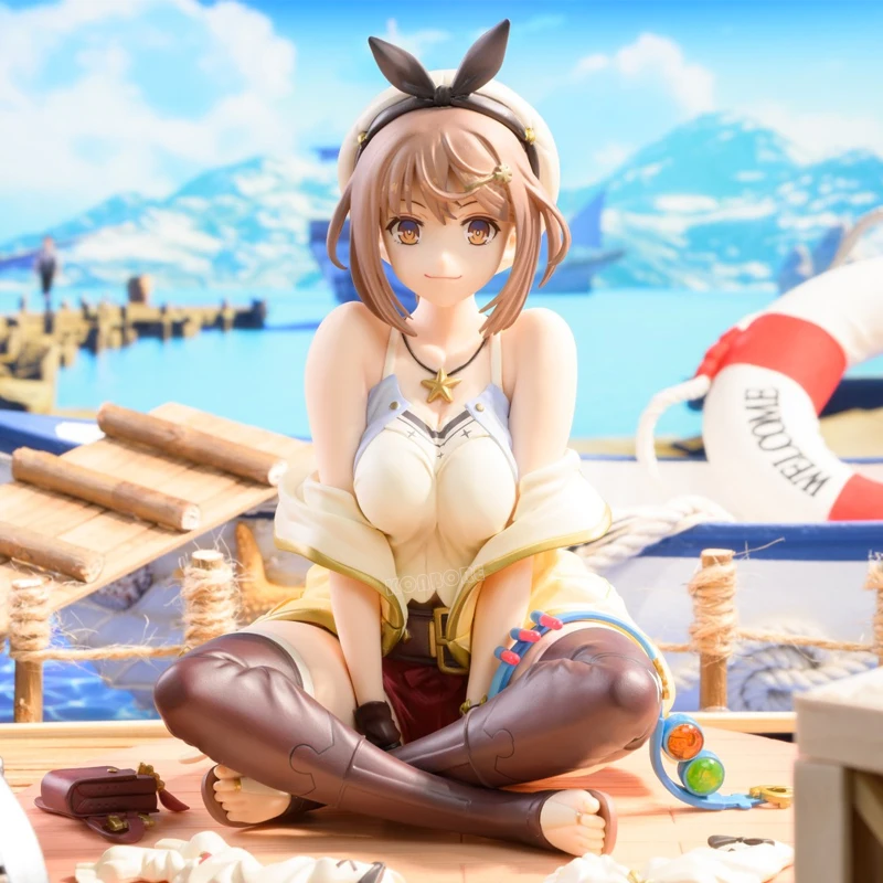 15cm Atelier Ryza Reisalin Stout Sexy Anime Girl Figure Ever Darkness & the Secret Hideout Ryza Action Figure Model Doll Toys