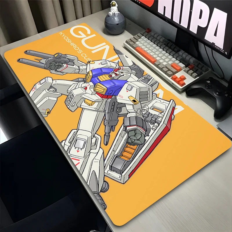 Alfombrilla de ratón con estampado HD de Anime, alfombrilla de ratón para juegos de ordenador, Lock Edge Mechanical Warrior RX-78-2 G-gundam, alfombrilla para teclado y ratón de PC, alfombrilla para regalo