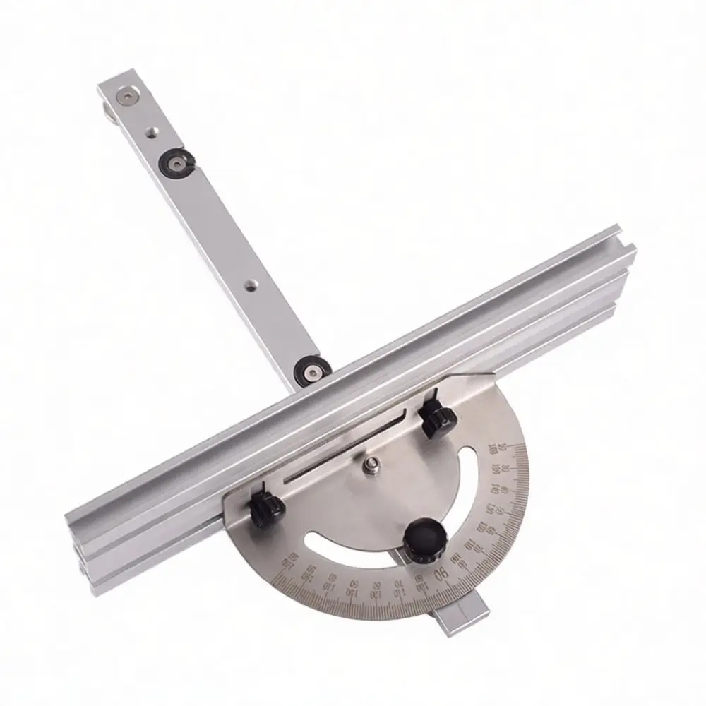 Woodworking Precision Miter Gauge For Jingwu Table Saw Gauge Jig Adjustable Angle System Tool Workbench Cutting Accessory