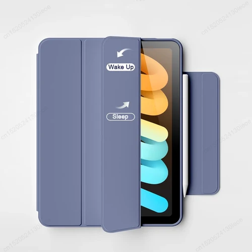 Imagen 2 del producto Para iPad A16 11.a 10.a generación Air 4/5 10,9 Funda magnética, para iPad Pro Air 11 13 12,9 pulgadas 360 °   Funda trasera desmontable