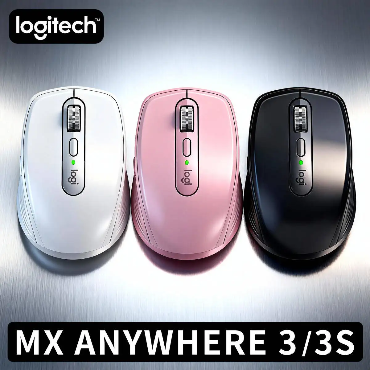 

Logitech Master Series MX Anywhere 3S Bluetooth Беспроводная бесшумная мышь Мягкий звук Офисный женский планшет