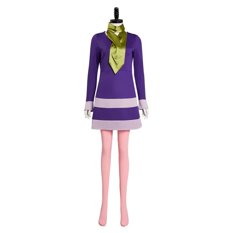 ¿Dónde estás Daphne Blake Cosplay disfraz vestido trajes Halloween carnaval traje