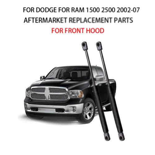 2 uds 2002-07 para Dodge para Ram 1500 2500 3500 4500 5500 soportes de elevación de capó delantero amortiguadores puntales