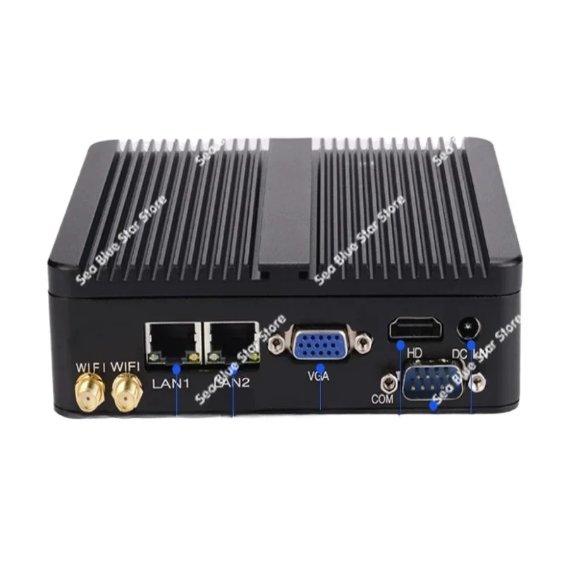 Mini Industrial Control Computer Host N2830 N2920 J1800 J1900 Dual Network Ports, Embedded Micro Host