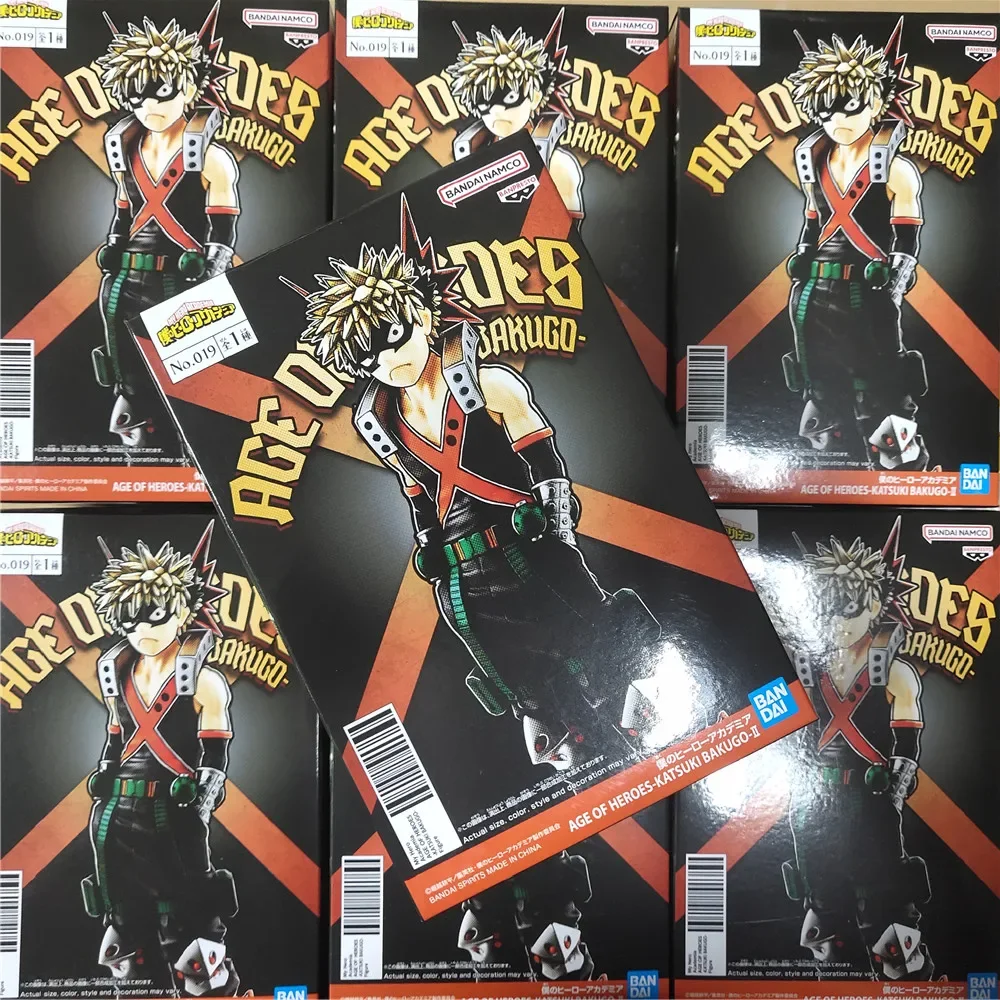 Anime Original Bandai My Hero Academia Age of Heroes Katsuki Bakugo figurki Anime kolekcjonują ozdobne zabawki modele