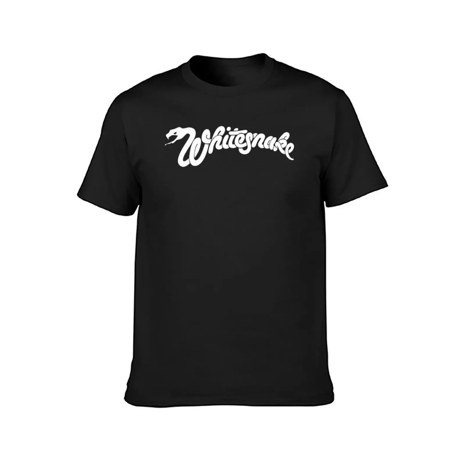 Whitesnake Logo T-Shirt blacks boys whites men clothings