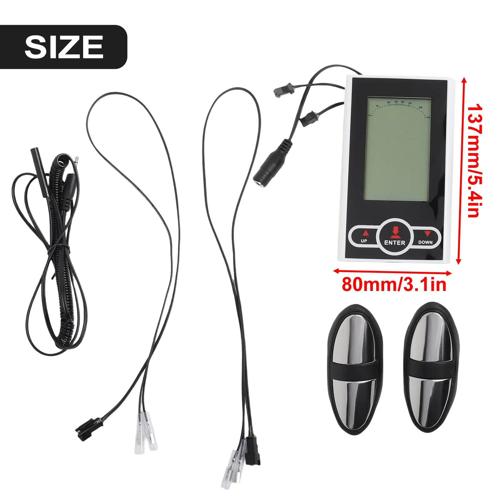For Indoor Workouts Exercise Bike Monitor Approx.137*80mm 5.4*3.1inch Suitable For Fitness Bikes For Elliptical Trainers
