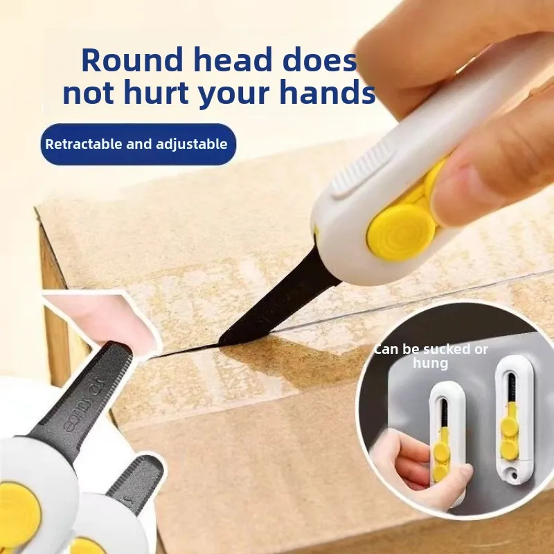 Magnetic Suction Courier Knife Utility Knife Does Not Hurt Your Hand Mini Portable Unpacking Machine for Express Delivery