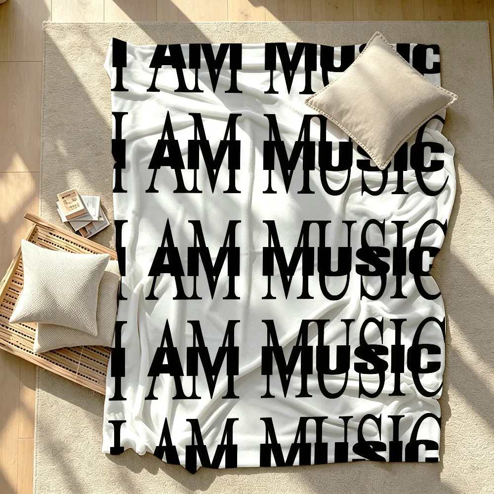 Playboi I Am Music Carti Die Lit Music Blanket Soft Warm Thick Perfect For Bedroom Living Room Bed Sofa Camping Picnic Office
