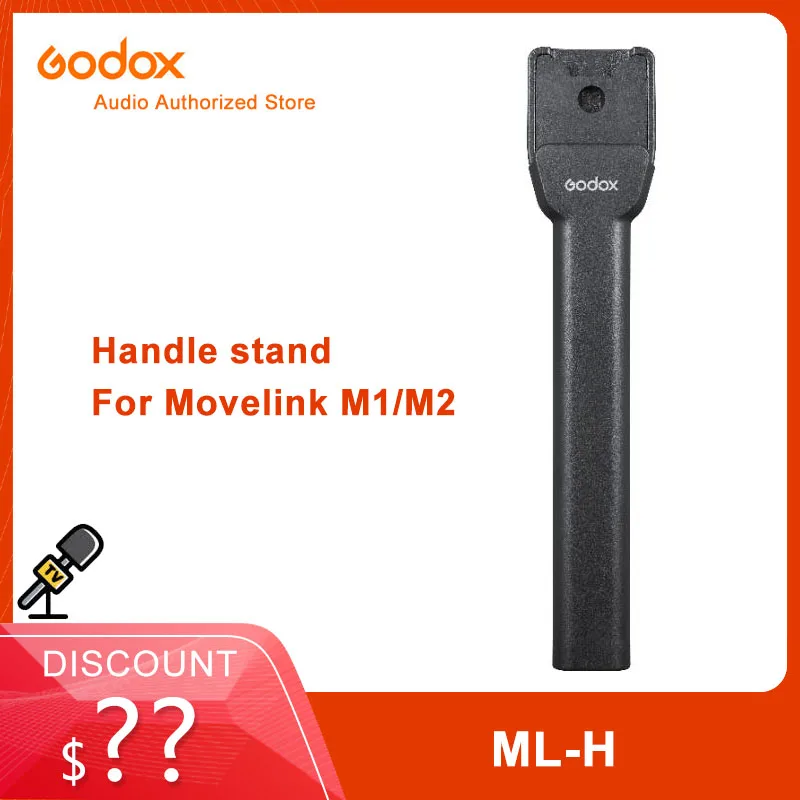 Godox ML-H Microphone Holder Handled Stand For Godox Movelink M1 M2 TX Wireless microphone