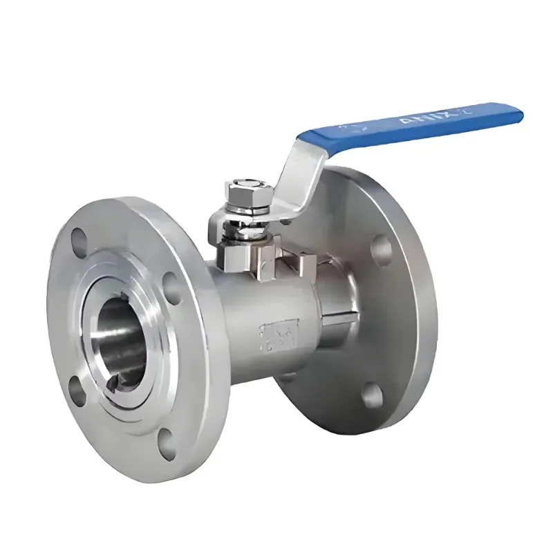 Manually operated flange end ball valve