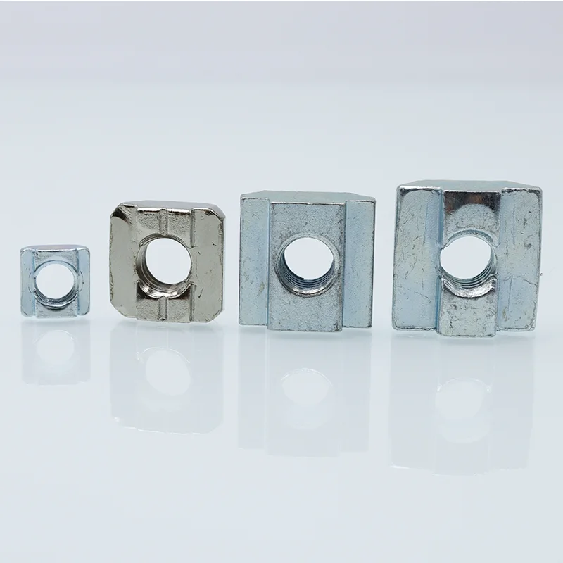 T-Block-Vierkantmutter, Schiebemutter, T-Nut M3 M4 M5 M6 M8, T-Schienen-Schiebemutter für die Verbindung von Aluminiumprofilen 2020 3030 40 – Detail 6