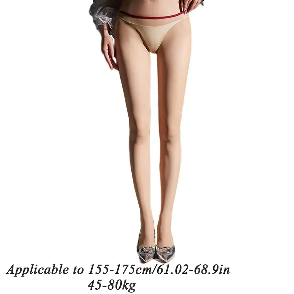 Sexy Tights Leggings Thigh-High Hosiery Stockings Pantyhose Fishnet Velvet Sheer Women See-through Seamless Stretch Low Waist