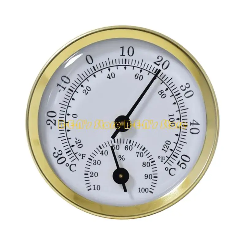 Y1AD Small Pointer Type Hygrometer Thermometers With Clear Display Humidness Temperature Gauge For Easy Reading