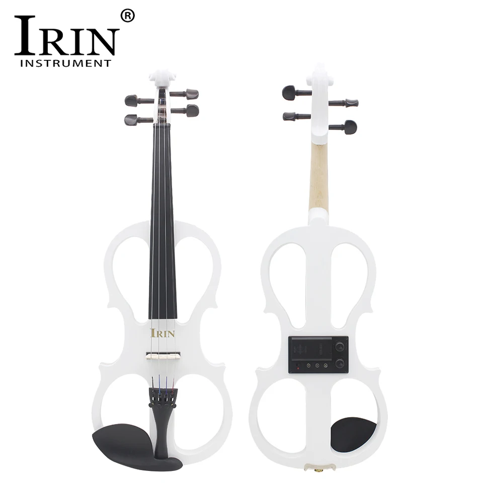 4/4 Electric Violin Set with Case Black, Maple, Ebony