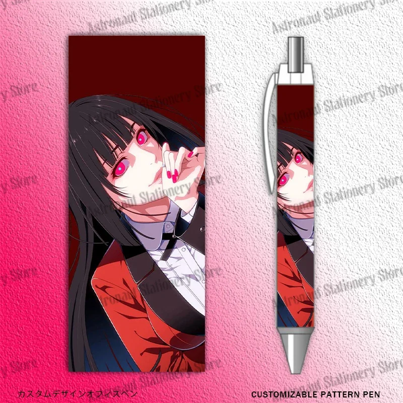 1/4PCS Jabami Yumeko Popular Anime 2D Peripheral Character Customization Press Gel Pen Pretty Stationery Cool School Supplies