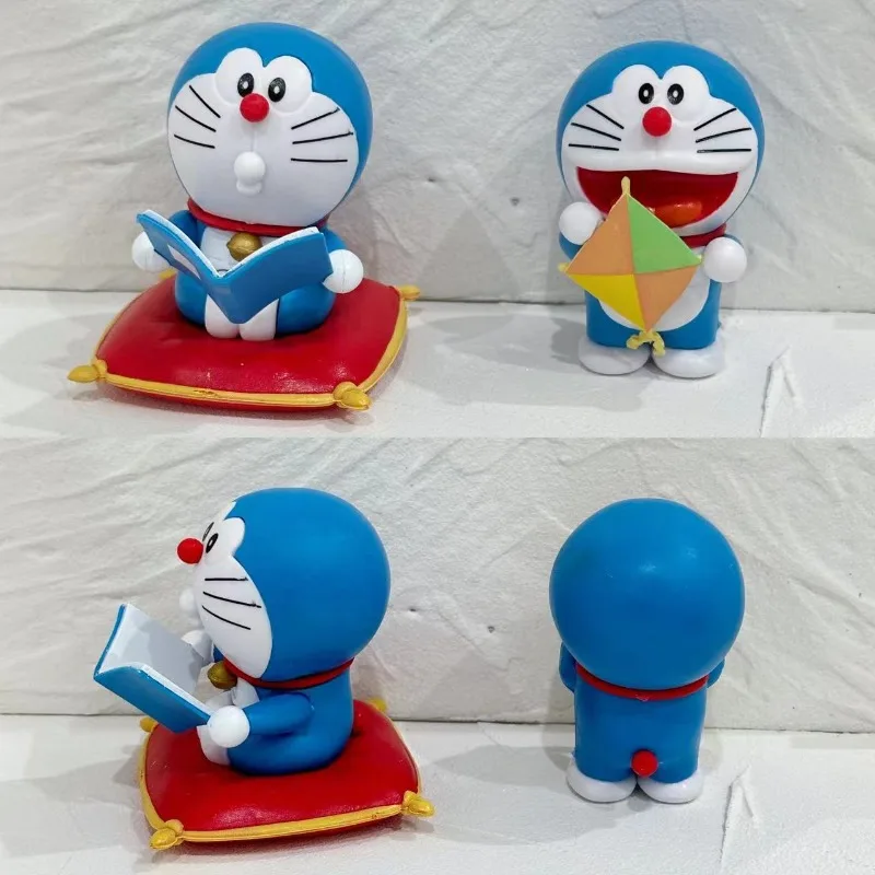 Kawaii Doraemon Anime Peripheral Model Decorative Ornaments Doll Desktop Decoration Collection Children Gifts Toys