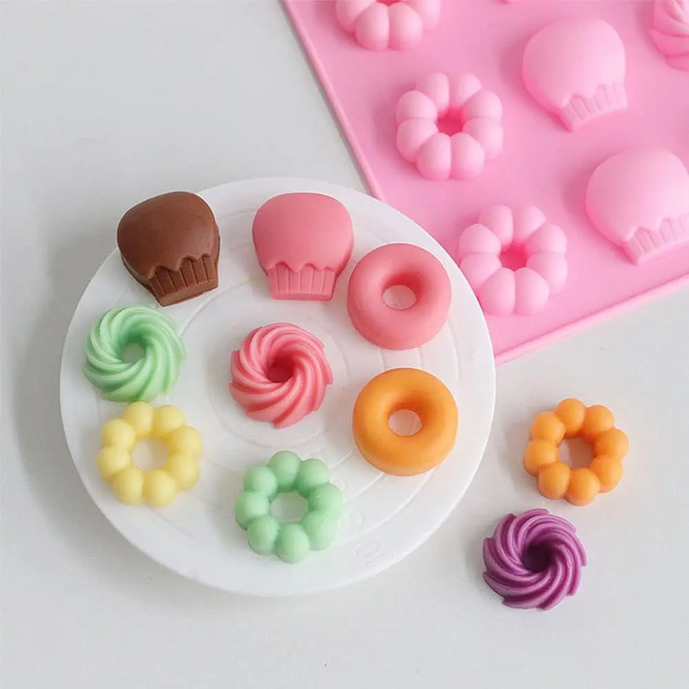 Coffee Beans Fondant Mold Fruit Baking Molds Donuts Silicone Mould Kitchen Acceesories Food Grade Candy Non-stick Pastry Cookie