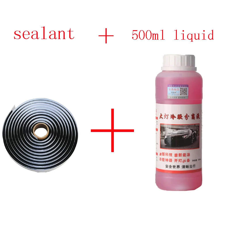 500ml Auto Koplamp Verwijdering Vloeistof Scheiding Glas Lens Koplamp Koude Lijm Vloeibare Restauratie Renovateurs Auto Licht Restauratie