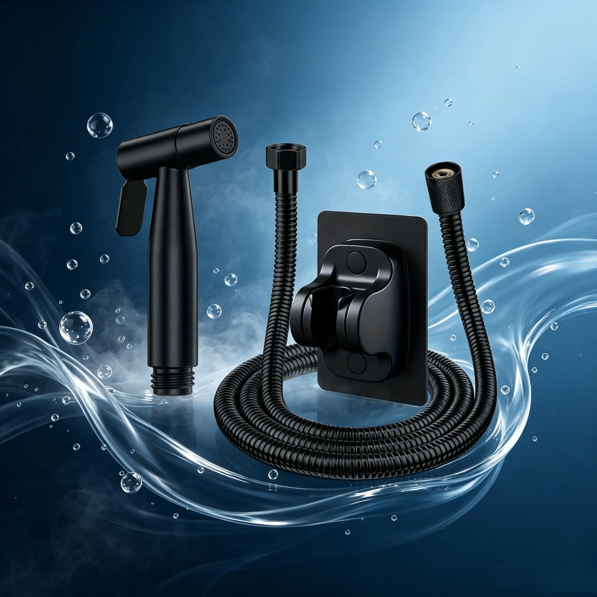 Multi Functional Handheld Spray Gun Set, Toilet Flush Set, with Pressure Cleaning Nozzle, for Personal Hygiene Purposes