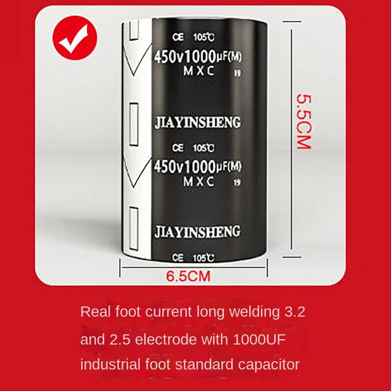 Imagem -02 - Todo o Capacitor Industrial de Cobre Máquina de Solda Portátil Pequeno e Grande Agregado Familiar Zx7250 1000uf 220v