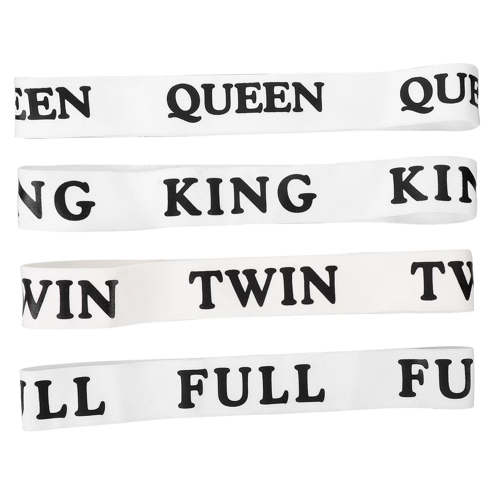 

4pcs Bed Sheet Storage Straps Elastic Fabric Foldable Pillow Cover Bands Household Organization Accessories Wear Resistant