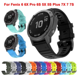 20 22 26mm bilezik için Garmin fenix 6X 6 Pro 5X 5S artı 5 3HR 945 935 saat kayışı hızlı Fit için fenix 7X 7 7S kordon akıllı saat