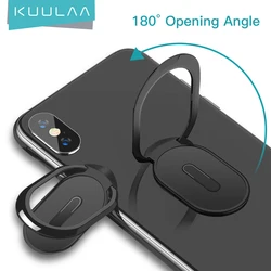 KUULAA Luxury Metal Phone Ring Holder For Phone Stand Portable Finger Ring Holder Accessories Support Magnetic Phone For iPhone