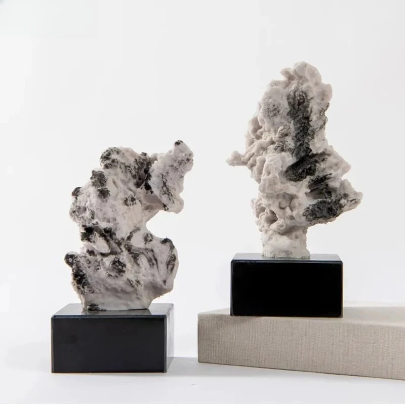 

Taihu Stone Rockery Landscape Sculpture Desk Decoration Ornaments Creative Coral Statue Room Aesthetics Decor Modern Crafts