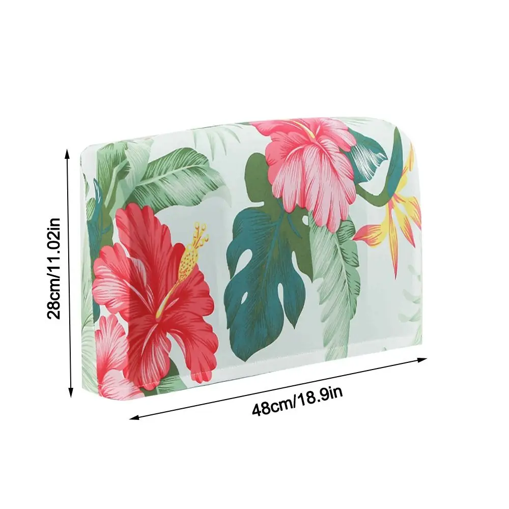 Cartoon Panda Penguin Rose Pattern Elastic Office Chair Backrest Cover Dustproof High Elasticity Chair Back Protection